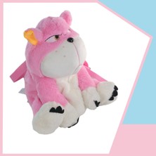 Dada Toys Kizgin Kedi Sabriye Peluş Çanta 40 cm Pembe 12