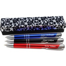 Pigado Isme Kişiye Özel Metal Tükenmez Kalem Özel Günler Hediyesi