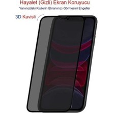 3gen Case Iphone 15 Uyumlu Hayalet Anti-Statik Cam Ekran Koruyucu Gizlilik Korumalı