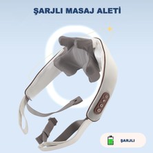 Tekno Trust Şarjlı Masaj Aleti Şarjlı Ovmalı ve Isıtmalı Rahatlatıcı Masaj Aleti Şarjlı Sırt Masaj Aleti