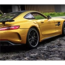 Amg Gt-R 1-24 Die Cast Metal Model Araba Orjinal Lisanslı Sarı
