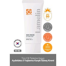 Lamelin Aydınlatıcı Yaşlanma Önleyici Spf 50 + Pa +++ Hafif Güneş Kremi Lamelin Sun Cream 50 ml