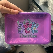 Xifu Shop B Erkek Tarzı 18CM*12.5 cm Gökkuşağı Pembe Sigara Içme Tabağı Metal Teneke Tütün Ot Sigara Kağıdı Tepsisi Depolama Ot Aksesuarları (Yurt Dışından)