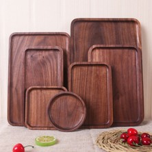 Xifu Shop B A2 Stili Bambu Servis Tepsi Çay Fincanı Kupa Tabağı Meyve Tabak Saklama Tabak Çiçek Saksısı Bitki Saksısı Tutucu (Yurt Dışından)