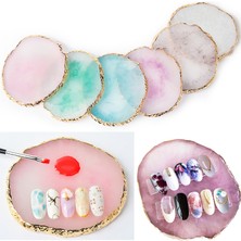 Xifu Shop B Pembe1 Tarzı Yüzük Küpe Ekran Tepsi Takı Ekran Tabak Reçine Depolama Boyalı Palet Tepsi Kolye Yaratıcı Dekorasyon Organizatör (Yurt Dışından)