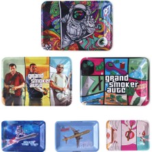 Xifu Shop B E Stili 180*ETAL Weed Yuvarlama Tepsi 8.7 Inç Tütün Sigara Aracı Işlem Plakası Pembe Kız Astronot Desenli Tatlı Tepsi (Yurt Dışından)