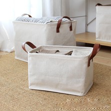 Xifu Shop B L Tarzı Katlanabilir Depolama Kutusu Kıyafet Oyuncak Gereçler Depolama Sepeti Iç Çamaşırı Kitap Oyuncak Organizer Dolap Gardırop Küp Çamaşır Sepeti (Yurt Dışından)