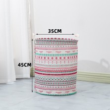 Xifu Shop B Desen 15 Stil Kirli Çamaşırlar Sepeti Tuval Katlanabilir Su Geçirmez Kirli Çamaşır Sepeti Pamuk Keten Oyuncak Saklama Sepeti Bebek Için (Yurt Dışından)