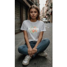 Baskiup Kadın Baskılı T-Shirt Kadın Tişört