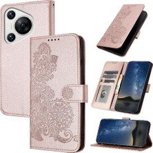 Manyi Mall Kart Yuvası ile Huawei Pura 70 Pro Için Flip Case Standı Flip Folio Kitap Pu (Yurt Dışından)