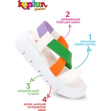 Kaptan Junior Kız Çocuk  Ayakkabı Sandalet  Poyk 505