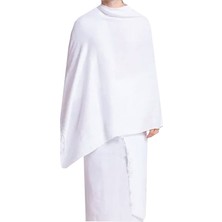 Tawlu  Bambu İhram Takımı 100 x 220, %100 bambu, 1250gr. Yumuşak, Beyaz renkli, Hac ve Umre ibadeti için.