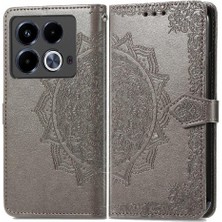 Manyi Mall Infinix Not 40 Flip Kapak Kılıf Için Flip Case Zarif Desen (Yurt Dışından)