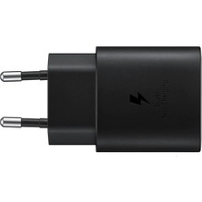 MDstores Samsung Uyumlu 25W Type-C Süper Hızlı Şarj Aleti  -Siyah