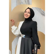 Bym Fashion 3806-1 Elbise Siyah