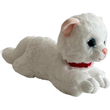 Trust Store Sesli Yatan Miyavlayan 25 cm Peluş Kedi Oyuncak