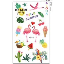 BP Tattoo Summertime Flamingo Geçici Dövme