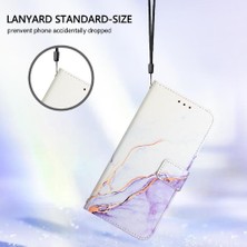 Manyi Mall Huawei P20 Pro Pu Deri Cüzdan Mermer Desen Kickstand Için Kılıf (Yurt Dışından)