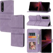 Manyi Mall Sony Xperia 1 Iii Için Flip Case Darbeye Koruyucu Cüzdan Kılıf Pu (Yurt Dışından)