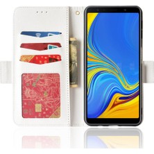 Manyi Mall Samsung Galaxy A7 2018 Kart Yuvaları Tutucu Pu Deri Cüzdan Yan (Yurt Dışından)