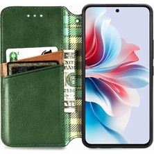 Manyi Mall Oppo Oppo 11F 5g Için Kılıf Zarif Iş Deri Çanta Moda Tasarımı (Yurt Dışından)