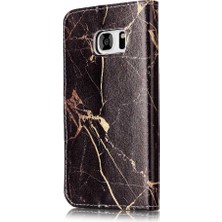 Manyi Mall Samsung Galaxy S7 Mermer Desen Tam Koruma Pu Deri Için Flip Case (Yurt Dışından)