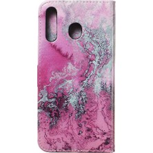 Manyi Mall Samsung Galaxy Için Flip Case Flip Mermer Desen Manyetik Kart Yuvaları Tutucu (Yurt Dışından)