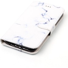 Manyi Mall Samsung Galaxy S7 Mermer Desen Tam Koruma Pu Deri Için Flip Case (Yurt Dışından)