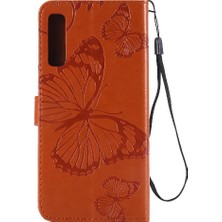 Manyi Mall Samsung Galaxy A7 2018 Flip Kickstand Darbeye Kapak Kapak Için Flip Case (Yurt Dışından)