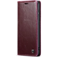 Manyi Mall Samsung Galaxy S23 Çılgın At Pu Deri Kickstand Retro Için Flip Case (Yurt Dışından)