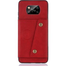 Manyi Mall Xiaomi Poco X3 Nfc Buit Için Cüzdan Kılıf Demir Kickstand Cüzdan Kılıf Kartı (Yurt Dışından)