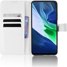 Manyi Mall Infinix Not 10 Pro Manyetik Cüzdan Kickstand Kart Tutucu Kapak Için Kılıf (Yurt Dışından)