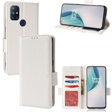 Manyi Mall Oneplus Nord N10 5g Pu Deri Yan Toka Cüzdan Manyetik Kart (Yurt Dışından)