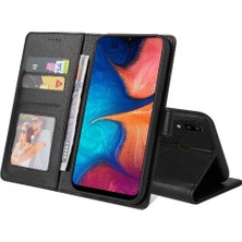 Manyi Mall Samsung Galaxy A20E Üç Kart Yuvaları Darbeye Kickstand 4 Için Flip Case (Yurt Dışından)