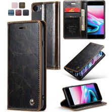 Manyi Mall Iphone 6 Için Flip Case/6s Çılgın At Pu Deri Manyetik Cüzdan Kart (Yurt Dışından)