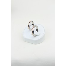Twem Silver Inci Işıltısı Modern Efsane 925 Ayar Gümüş Alyans, Nişan ve Söz Yüzüğü
