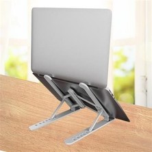 Etexy Ayarlanabilir Plastik Dizüstü Destek Tabanı Katlanabilir Taşınabilir Laptop Stand