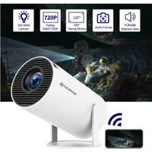 NPO 50000 Saat Fullhd ANDROID11 Bt5.0 Wifi5 120ANSI Lümen Ios/android Taşınabilir Akıllı LED Projeksiyo