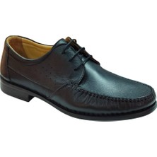 Ay Ayakkabım AY601 Erkek Siyah (40-45) Deri Comfort Ayakkabı