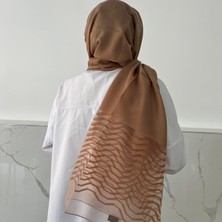 Lo'cella Ipeksi Tül Jakar Şal Koyu Somon JSK0216