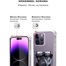 Printify Samsung Galaxy S7 Edge Uyumlu Köpek 3 Baskılı Şeffaf Köşe Korumalı Antişok Kılıf