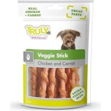 Truly Tavuklu Havuçlu ve Ispanaklı Köpek Ödül Çubuğu 90 gr