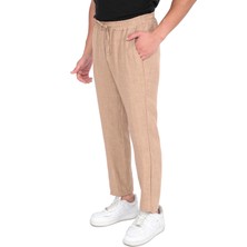 ogonline Erkek Günlük Spor Keten Pantolon