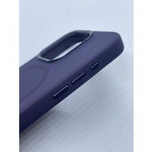 Iphone 15 Pro Luxury Silikon Magsafeli Kılıf Metal Çerçeve ve Tuşlar