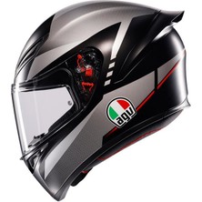 Agv K1 S Lap Matt Black Grey Red Kapalı Kask