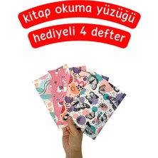 Pembe Pasaj Pembe Renk ve Tonları Figürlü 4'lü Defter Seti