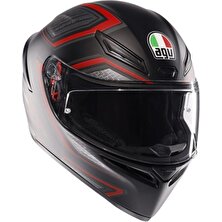 Agv K1 S Sling Matt Black Red Kapalı Kask