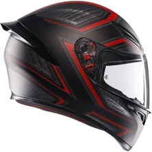 Agv K1 S Sling Matt Black Red Kapalı Kask