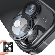 Evax Apple iPhone 14 / 14 Plus Uyumlu Kolay Kurulum Aparatlı Safir Kamera Lens Koruyucu 2'li Set
