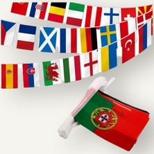 Pencere Bayrak Ipe Dizili Ülke Bayrağı 25 mt 20X30CMDÜNYABAYRAKLARI